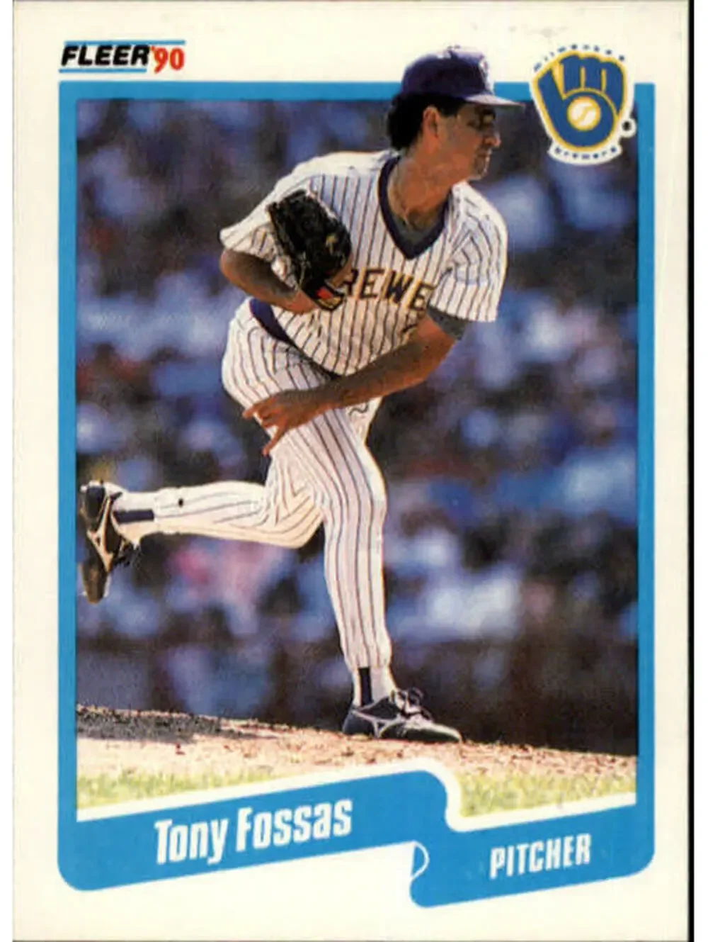 1990 Tony Fossas Fleer Baseball Card #323
